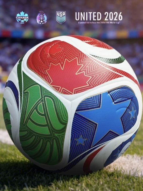 2026 FIFA World Cup USA Canada Mexico No. 5 Football Explosion-proof Inner Liner Seamless Heat-sealed PU Football